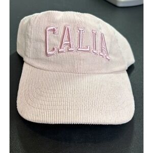 Women's pink color cordoroy hat  cap one size fits all Calia